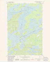 Download a high-resolution, GPS-compatible USGS topo map for Basswood Lake East, MN (1986 edition)