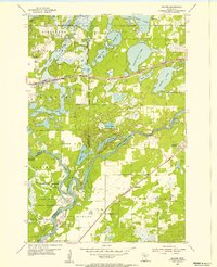 Download a high-resolution, GPS-compatible USGS topo map for Baxter, MN (1955 edition)