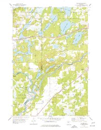 Download a high-resolution, GPS-compatible USGS topo map for Baxter, MN (1977 edition)