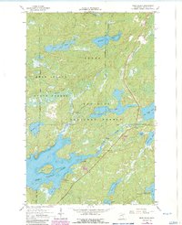 Download a high-resolution, GPS-compatible USGS topo map for Bear Island, MN (1986 edition)