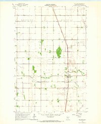 1964 Map of Beltrami, MN, 1965 Print