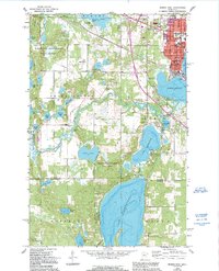 Download a high-resolution, GPS-compatible USGS topo map for Bemidji West, MN (1995 edition)