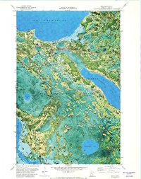 Download a high-resolution, GPS-compatible USGS topo map for Bena, MN (1974 edition)