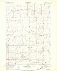 Download a high-resolution, GPS-compatible USGS topo map for Bergen, MN (1972 edition)