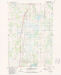 Download a high-resolution, GPS-compatible USGS topo map for Beroun, MN (1987 edition)