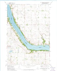 Download a high-resolution, GPS-compatible USGS topo map for Big Stone Lake West, MN (1974 edition)