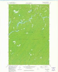 preview thumbnail of historical topo map of St. Louis County, MN in 1981