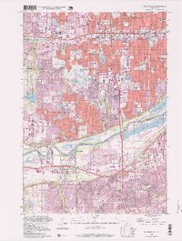 Download a high-resolution, GPS-compatible USGS topo map for Bloomington, MN (1999 edition)