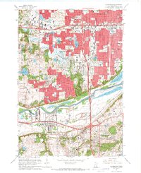 Download a high-resolution, GPS-compatible USGS topo map for Bloomington, MN (1969 edition)
