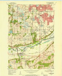 Download a high-resolution, GPS-compatible USGS topo map for Bloomington, MN (1956 edition)