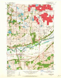 Download a high-resolution, GPS-compatible USGS topo map for Bloomington, MN (1964 edition)