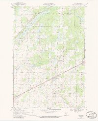 1968 Map of Bock, MN, 1986 Print