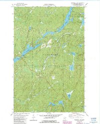 Download a high-resolution, GPS-compatible USGS topo map for Bogberry Lake, MN (1986 edition)