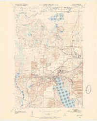 Download a high-resolution, GPS-compatible USGS topo map for Bovey, MN (1954 edition)