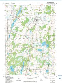 Download a high-resolution, GPS-compatible USGS topo map for Braham, MN (1984 edition)