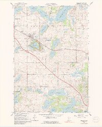Download a high-resolution, GPS-compatible USGS topo map for Brandon, MN (1991 edition)