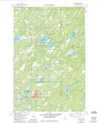 Download a high-resolution, GPS-compatible USGS topo map for Brimson, MN (1985 edition)
