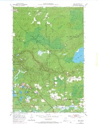 Download a high-resolution, GPS-compatible USGS topo map for Britt, MN (1971 edition)