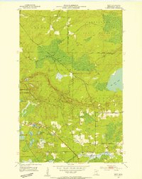 Download a high-resolution, GPS-compatible USGS topo map for Britt, MN (1953 edition)