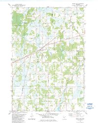 preview thumbnail of historical topo map of Brook Park, MN in 1983
