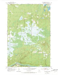 Download a high-resolution, GPS-compatible USGS topo map for Brookston NW, MN (1984 edition)
