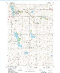 Download a high-resolution, GPS-compatible USGS topo map for Brownton, MN (1983 edition)