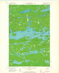 Download a high-resolution, GPS-compatible USGS topo map for Brule Lake, MN (1962 edition)
