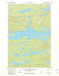 Download a high-resolution, GPS-compatible USGS topo map for Brule Lake, MN (1982 edition)