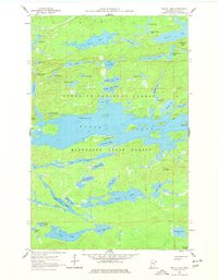 Download a high-resolution, GPS-compatible USGS topo map for Brule Lake, MN (1977 edition)