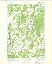 Download a high-resolution, GPS-compatible USGS topo map for Burgen Lake, MN (1972 edition)