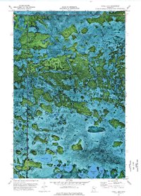 Download a high-resolution, GPS-compatible USGS topo map for Cahill Lake, MN (1976 edition)