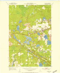Download a high-resolution, GPS-compatible USGS topo map for Calumet, MN (1954 edition)