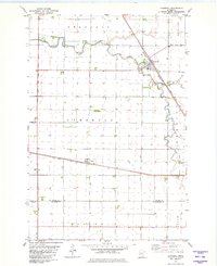 Download a high-resolution, GPS-compatible USGS topo map for Campbell, MN (1981 edition)