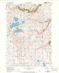 1967 Map of Deuel County, SD, 1969 Print