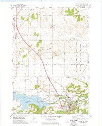 1974 Map of Cannon Falls, 1978 Print