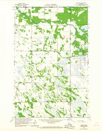 Download a high-resolution, GPS-compatible USGS topo map for Caribou, MN (1967 edition)