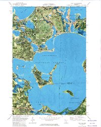 Download a high-resolution, GPS-compatible USGS topo map for Cass Lake, MN (1974 edition)