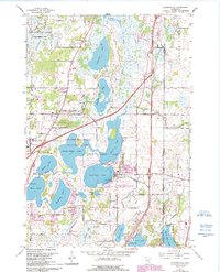 Download a high-resolution, GPS-compatible USGS topo map for Centerville, MN (1993 edition)