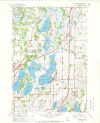 Download a high-resolution, GPS-compatible USGS topo map for Centerville, MN (1969 edition)