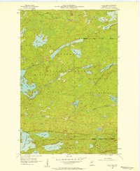 Download a high-resolution, GPS-compatible USGS topo map for Chad Lake, MN (1958 edition)