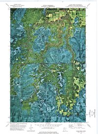 Download a high-resolution, GPS-compatible USGS topo map for Chase Brook, MN (1976 edition)