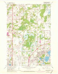 Download a high-resolution, GPS-compatible USGS topo map for Circle Pines, MN (1973 edition)
