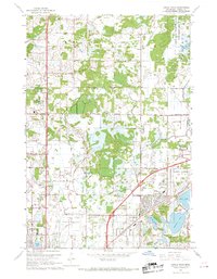 preview thumbnail of historical topo map of Circle Pines, MN in 1967