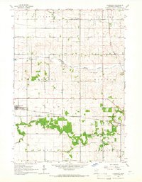 Download a high-resolution, GPS-compatible USGS topo map for Claremont, MN (1966 edition)