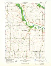 Download a high-resolution, GPS-compatible USGS topo map for Clarkfield NE, MN (1966 edition)