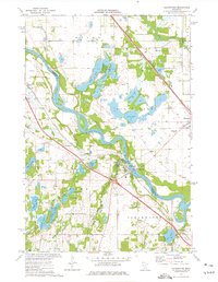 Download a high-resolution, GPS-compatible USGS topo map for Clearwater, MN (1976 edition)