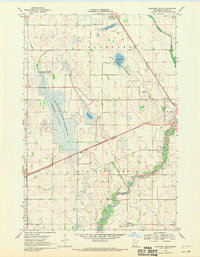 preview thumbnail of historical topo map of Swift County, MN in 1968