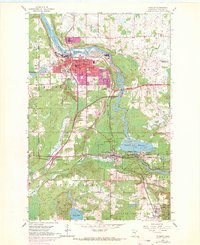 Download a high-resolution, GPS-compatible USGS topo map for Cloquet, MN (1971 edition)