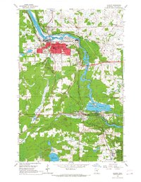 Download a high-resolution, GPS-compatible USGS topo map for Cloquet, MN (1967 edition)