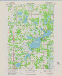 Download a high-resolution, GPS-compatible USGS topo map for Coon Lake Beach, MN (1976 edition)